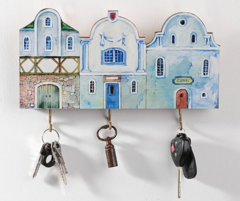 How to make a DIY Key Holder / Key hanger / key rack – Step-by-Step Guide -- Technically, it's also a "key house"