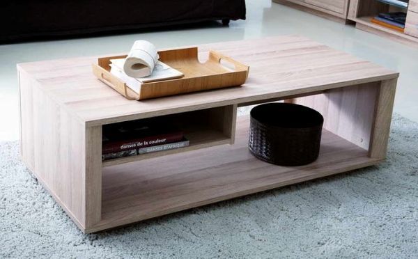 How to Make a Coffee Table -- Step-by-Step DIY Guide -- Making this one is easy: even if blueprints are required, they are not at all complicated